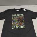 Dinosaur T Rex Happy 100th Day Of School Gifts black, Size Youth Small