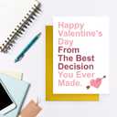 2 x Funny Valentine's Day Card For Him, Happy Valentine's Day Card Husband, Cute Valentines Day Card Gift Boyfriend, Snarky Valentine's Day Card Fiance, Valentine Day Card from Wife girlfriend Fiancee (#1)