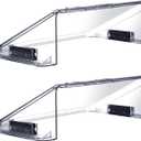 Adjustable Air Vent Deflector for AC, Ceiling, Wall, Floor, 9 to 14 Wide, Baseboard - Magnetic, Heat & Wind Blocker, Vent Covers for Central Conditioner, Heating, Refrigeration, Builder,2 Pack