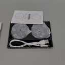 Palm Size Hand Warmers Rechargeable 2 Pack, 0.5S Instant Heating Ultra Slim Electric Hand Warmers, 5 Levels Heating AI Smart Chips, Hunting Camping Essentials, Great Gift for Wife, Husband(Black Gold)