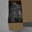 Blulu Pleat Hooks Stainless Steel Curtain Hooks Drapery Clasp and Pin 4 Prongs Pinch Pleat Tools Clips for Window, Shower Curtain(120 Pcs)