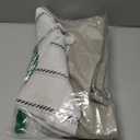 Jinchan Nautical Valance Striped Linen Curtain 16 Inch Farmhouse Light Filtering Kitchen Valance for Living Room Window Double Layer Window Pinstripe 1 Panel Black on White