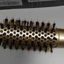 Sndyi Small Round Brush for Blow Out, Nano Thermal Ceramic Ionic Round Hair Brush with Boar Bristles, Boost Shine & Volume, For Short Hair with Quick Blow Drying & Salon Styling - 2.3'', Barrel 1.3''