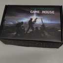 MELOGAGA Bluetooth Wireless Gaming Mouse, 2.4G Cordless RGB Rechargeable PC Game Mouse, Black