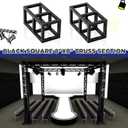 Tandefio 16 Length Square 8 x 8 Black Trussing Box Truss Section Bolt Lighting Stage Truss