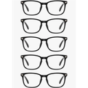 CCVOO 5 pack Reading Glasses for Women/Men, Bifocal, Progressive, Readers for Women/Men, Eye glasses, Blue Light Glasses +4.0