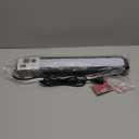 18inch Plug-in Under Cabinet Lighting, 1000LM Led Under Counter Light with 5ft Corded, 2USB Port, 120volt 3-Prong Power Outlet, 3000K/4000K/5000K High/Low Switch for Garage, Workbench, Shop, Kitchen