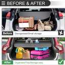 Motoforti Car Trunk Retractable Cargo Cover for Acura RDX 2013-2018 Rear Trunk Parcel Shelf Luggage Security Shield Shade, Canvas, Carbon Fiber Black