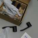 HIDALIFE Keyless Entry Door Lock with Keypad and Handle for Front Doors, Touchscreen Electronic Door Lock, Anti-peep Password, Auto-Locking, Matte Black