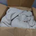 Monbix Queen Comforter Set - 7 Pieces Beige Bed in a Bag Queen Bedding Sets with Comforters, All Seasons Comforter Bed Set with Sheets, Pillowcases & Shams