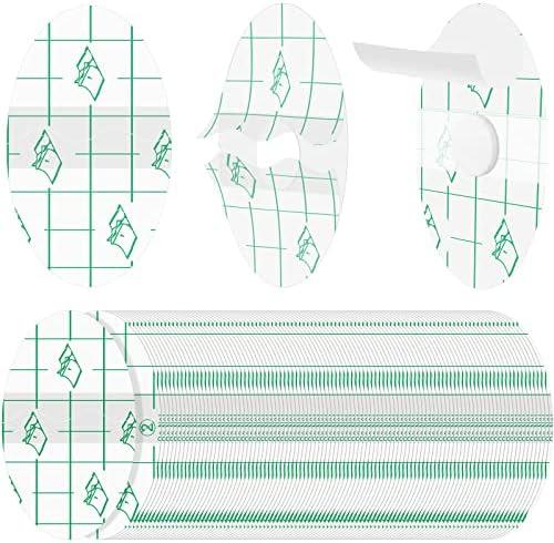 Kingdder 120 Pieces Ear Covers for Shower Plugs Waterproof Protector Newborn Sticker Disposable Cotton Ball Baby Shower Cap Ear Protection for Kid Showering Surfing Snorkeling Other Water Sport(Green)