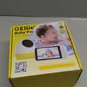 Ellie Pro Baby Monitor with Camera and Audio,5'' IPS 2K UHD Resolution,6000mAh Battery, Remote Pan-Tilt-5X Zoom, 2-Way Talk,No WiFi, Night Vision, Virtual Fence 24hr Play Back and 1000ft Range (Yellow1)