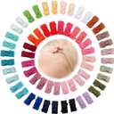 CLLOT 60Pcs Baby Hair Clips 1.2" Tiny Baby Bows Snap Hair Clips for Thin Hair Grosgrain Ribbon Hair Bows Clips for Baby Girls Toddlers Infant in Pairs