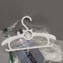 Gencuoir Baby Nursery Closet Hangers, Ultra Thin Non-Slip and Extendable Laundry Infant Pant Hanger for Newborn Clothes 30pcs11-14 Adjustable Children Coat Hanger for Girl Boy Toddler Kids Child (White)