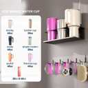 Magnetic Stanley Cup Holder for Fridge Water Bottle Organizer for Stanley 30/40 oz Tumblers Lid Organizer, Magnetic Tumbler Organizers for Stanleys Cup Accessories Ideal for Gifts