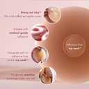 CAKES Body sticky Circle Nipple Covers for Women - The Viral Sticky Boobs With an Adhesive-free nip nook (Brown, M)