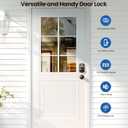 Veise Keyless Entry Door Lock with 2 Knobs, Electronic Backlit Keypad Deadbolt with Handle Set, Auto Lock, One-time Codes, Smart Deadbolt for Front Door, Easy Installation, Oil-Rubbed Bronze