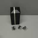 Goovilla 4x4 Post Caps Black(Actual 3.5" x 3.5"), 12 Pack Fence Post Caps with 24 Screws and Easy Installation, Sturdy Waterproof Plastic Deck Post Caps with Frosted Finishing Touch, Protect Wood Post