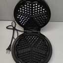 Mueller Heart 5 Waffle Maker, Waffle Iron, Adjustable Browning Control & Nonstick, Cool Touch Handle, Easy to Clean, Small Kitchen Appliances