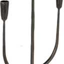 Creative Co-Op Tall Artisanal Metal Candelabra, Black