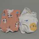 ANWA 2 Pack Cat Recovery Suit - Breathable Cat Onesie for Cats After Surgery Female, Kitten Surgery Recovery Suit Female Abdominal Wounds, Small