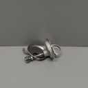 Boat Cam Latch, Boat Hatch Latches, Marine Hatch Latch, 316 Stainless Steel Marine Flush Lift Pull, Polished Adjustable Hatch Pull With Back Plate for Marine Ship