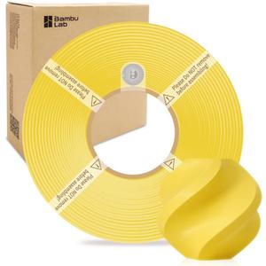 Bamboo Lab 1.75MM PLA Matte Filament High Speed Printing with RFID 1KG +/- 0.03mm Eco Friendly 3D Printer Filament for Bambu Lab P1P/P1S/X1C/X1/A1/A1 Mini (Without Spool) (Lemon Yellow 11400)