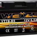 Weize YT7B-BS Battery High Performance - Maintenance Free - Sealed AGM Motorcycle Battery YT7B BS For Yamaha ATV