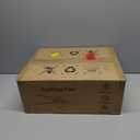 Ohniyou Ceiling Fans with Lights, 52'' Low Profile Ceiling Fan with Light and Remote/APP Control, Modern Flush Mount Ceiling Fan for Indoor Bedroom Living Room, Dimmable, Qiuet DC Motor, White