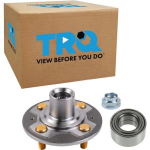 TRQ Front Wheel Bearing & Hub Kit Compatible with 2001-2005 Honda Civic
