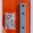 Hardware Essentials 851678 Mending Plates, Zinc, 4" x 5/8" - 4 Pieces