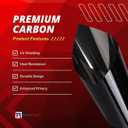 RockRose 5% Premium Carbon Car Window Tint Film 12 in x 100FT 2PLY Charcoal Privacy Film UV, Heat Blocking Tint for Car or Home Adhesive Film Easy Shrink, Plotter Friendly Pro Grade