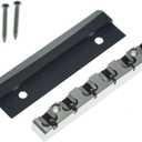 Dopro Stainless Steel 43mm Guitar Roller Nut Electric Guitar Nut for Strat/Stratocaster