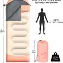 Sleeping Bags for Adults Kids - 3 Season Cold&Warm Weather Waterproof Camping Sleeping Bags - Lightweight Sleeping Bags for Camping Hiking Outdoor Travel