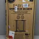 Regalo Safety 29-38.5" Baby Gate for Doorways & Bottom of Stairs, Pressure Mounted Baby Gate with Door for Babies, Toddlers & Pets, Tested & Safe for 30 Years, American Designed, American Owned, Black