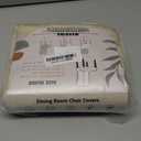 SearchI Dining Room Chair Covers Set of 4, Stretch Parsons Chair Slipcovers Super Fit Spandex Removable Washable Kitchen Chair Protector Cover for Dining Room, Hotel, Ceremony (Beige-Yellow)