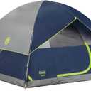 Coleman Sundome Camping Tent with Rainfly, 6 Person Tent Sets Up in 10 Mins, Weatherproof Shelter for Camping, Festivals, Backyard, Sleepovers, & More