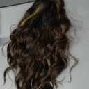 PLULON Black Wavy Wig with Bangs for Women, Long Wavy Curly Wigs with Hair Cap Heart-Shaped Sunglasses Heat Resistant Synthetic Curly Hair Natural Looking for Girls Cosplay Bachelor Party Daily Use