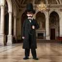 Colorful House Lincoln costume for kids,Celebrating American History,for Learning and Play, 15-17Y