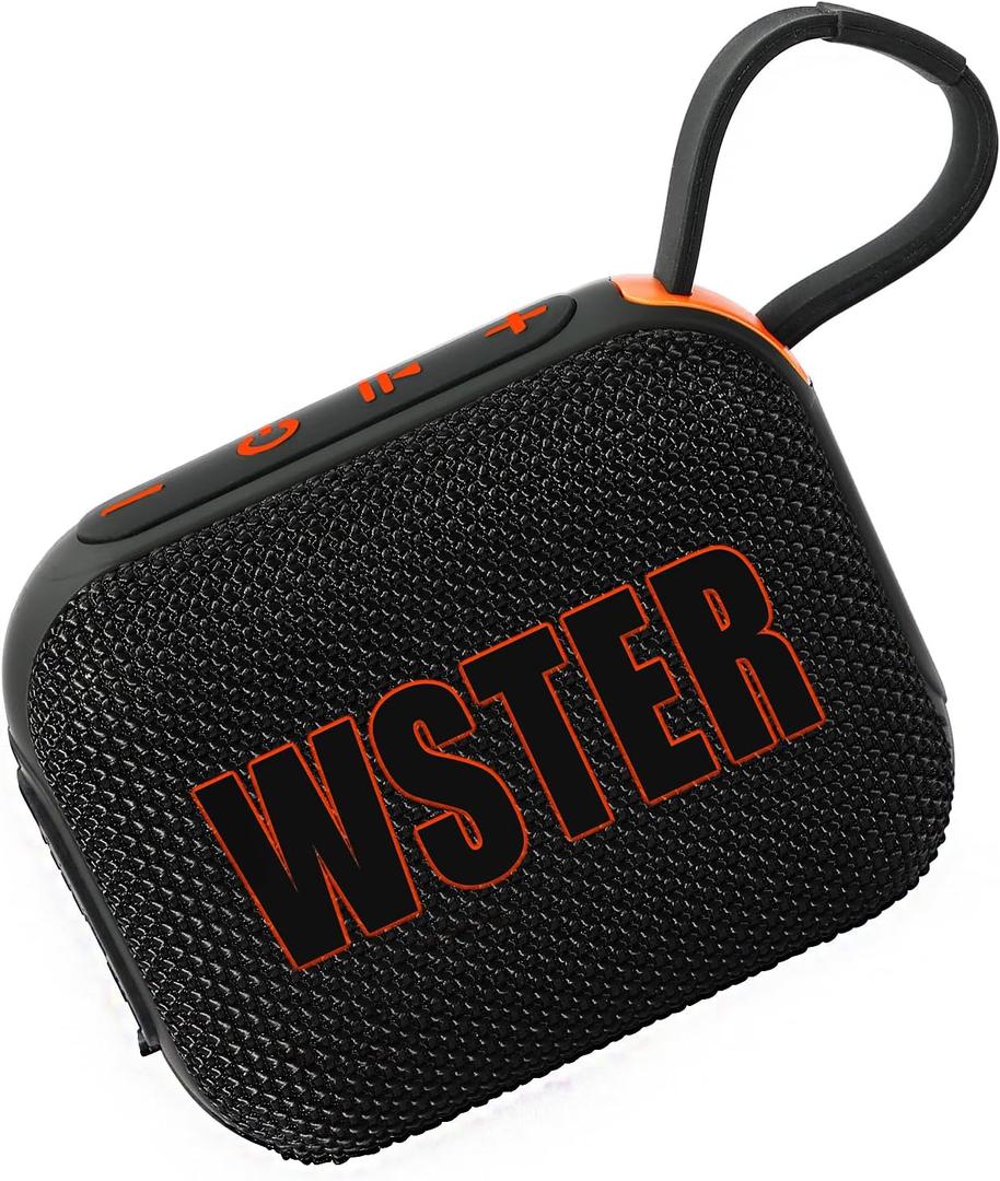 Bluetooth Speakers, Wireless Portable Bluetooth Speaker with Stereo Sound Robust Bass TWS Pairing| BT5.4 Hand-free Small Speaker with Strap for Travel Gym Home & Outdoor Activities,Gift for Girl Boy
