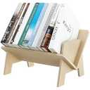 Jotboom Wood Tilting Desktop Bookshelf, Compact Tabletop Book Shelf, Small Bookcase for Desk Kids Book Holder Book Organizer for Bedroom/ Sturdy Room/ Office-Easy Assembly