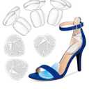 ONUEMP Heel Cushion Inserts and Metatarsal Pads for Women, 3 Pairs Heel Grips and 3 Pairs Ball of Foot Cushions, Silicone Shoe Pads Insoles for High Heels, Blister Prevention for Too Big Shoes