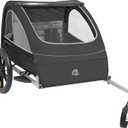Retrospec Rover Kids Bicycle Trailer Single and Double Passenger Children’s Foldable