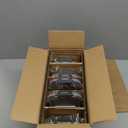 KOMUEE 30 oz 5 Pack Glass Meal Prep Containers, Glass Storage Containers with Lids - Dishwahser, Microwave, Oven and Freezer Safe (Gray)