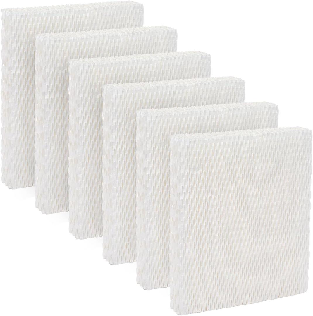 BIHARNT 6 Pack Filter T HFT600 Humidifier Wicking Filters for Honeywell HEV615 HEV620 Series Tower Humidifier (White)