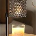 Candle Warmer Lamp with Timer Dimmer Adjustable Height, Candle Warmer with 2 Bulbs for Jar Candles, Home Decor, for Women Birthday
