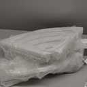 KingPavonini Waterproof Corner Shower Stool for Inside Shower, Anti-Fading Shower Bench for Shaving Legs, HDPS Anti-Fracture Shower Seat with Storage Shelf, Rapid Assembly, Load 400 Pounds (17.13*13.5, White)