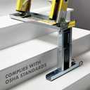 Ideal Security Foldable Ladder-Aide PRO: Fits Steps 4.921" to 7.875" High, Ladder Extender, Accessories, Stabilizer, Leveler for Single and Extension Ladders