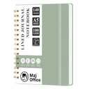 Mzj.Office Lined Journaling Notebook for Women, A5 Spiral Notebook with 100gsm Thick Paper, 70 Sheets / 140 Pages, Notebooks for Work, Journals, Notes, Bible Study, and Daily Use (Pack of 3)