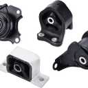 4PCS Engine Motor Mount Kits Compatible with Honda CRV 2.4L 2002-2006 Engine Transmission Motor Mount Replace A4504 A4506 A6596 A6597
